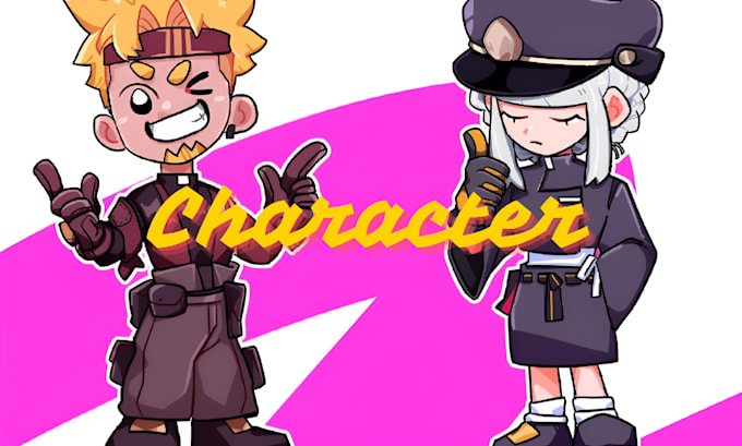 Gig Preview - Draw anime chibi characters for you