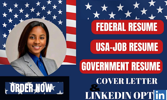 Gig Preview - Write federal resume, usajobs resume, government resume and resume writing