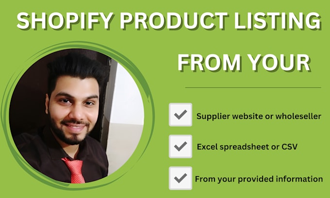 Bestseller - do shopify products listing manually to your shopify store