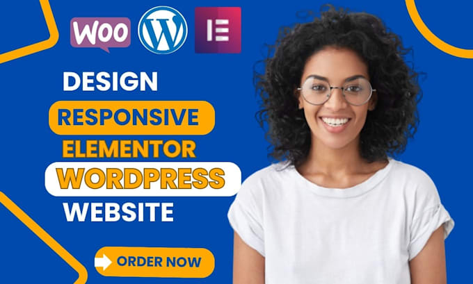 Gig Preview - Design responsive elementor business wordpress website, woocommerce website