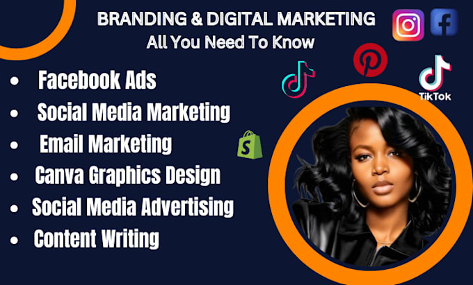 Gig Preview - Do digital marketing branding and catchy digital  content creation