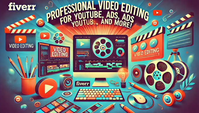 Gig Preview - Pro video editing for youtube, ads, and more