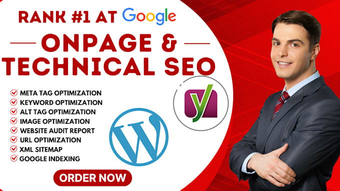 Gig Preview - Do onpage SEO optimization and technical optimization for your website