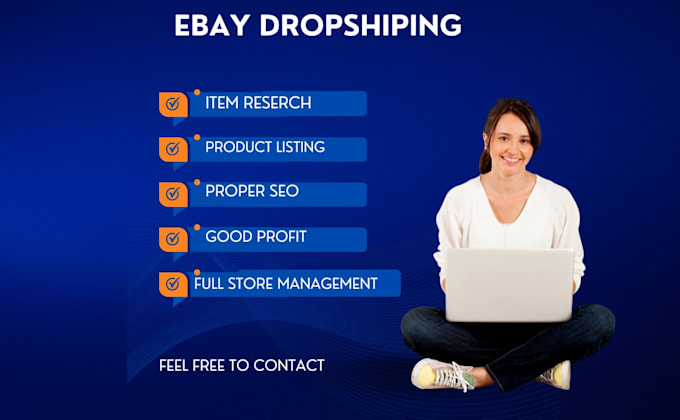 Gig Preview - Do ebay dropshipping store mangement