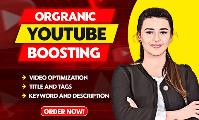 Gig Preview - Do youtube video seo for organic ranking and promotion