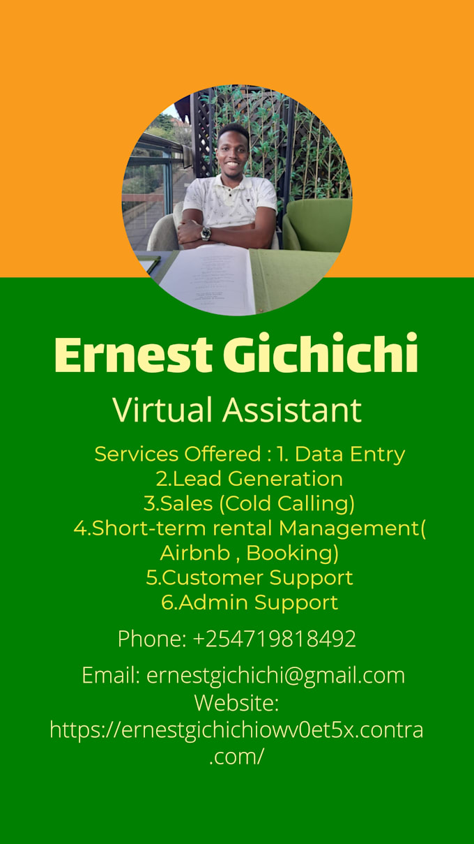 Gig Preview - Do any virtual assistant, data entry, web and market research