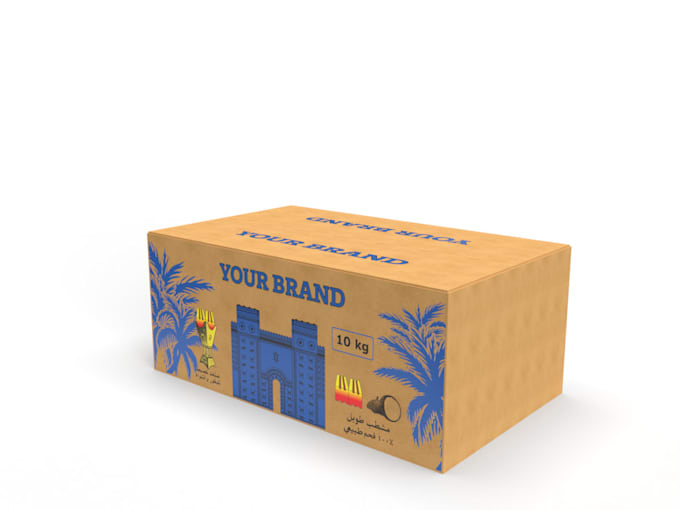 Gig Preview - Make a brown box or colorbox packaging design for your coconut charcoal brand