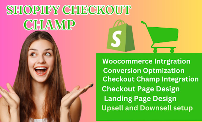 Bestseller - design shopify checkout page, landing page ,checkout champ flow and integrate