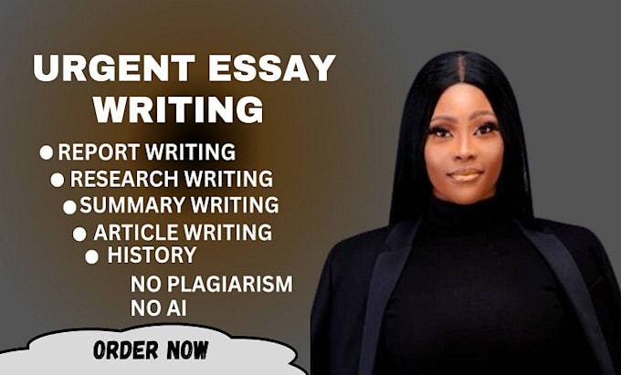 Gig Preview - Do urgent essay writing, report, research, history and article