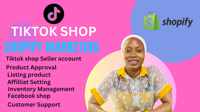 Bestseller - setup tiktok shop affliating marketing shopify dropshipping  fb shop ig ads