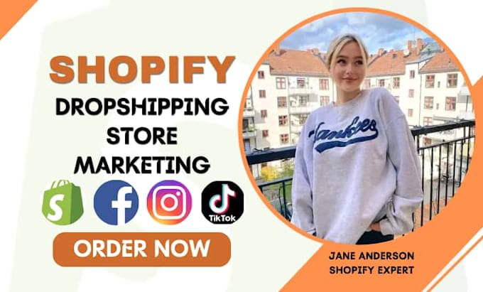 Bestseller - do complete shopify marketing  tiktok shop fb ads to boost shopify sales funnel