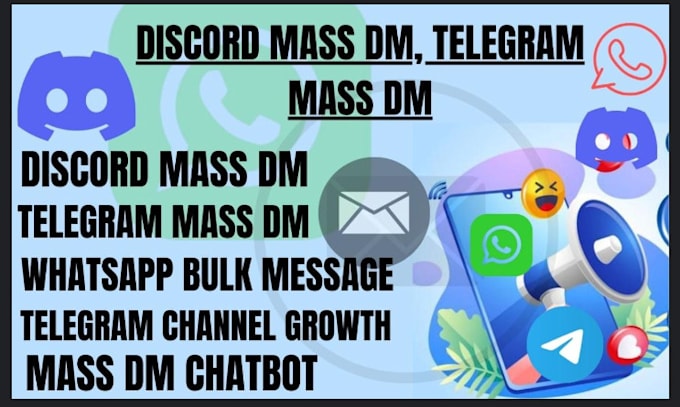 Bestseller - do telegram mass dm,discord mass dm,discord promotion,discord mass dm