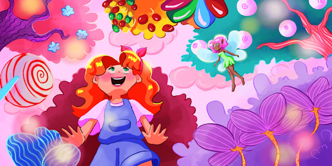 Gig Preview - Do amazing colorful childrens book illustrations