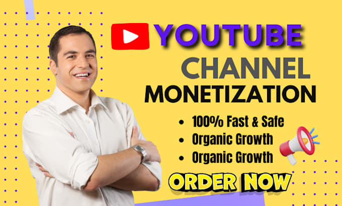 Gig Preview - Do organic youtube channel promotion for monetization