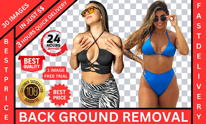 Bestseller - do photo background removal 30 images 3 hr quickly delivery