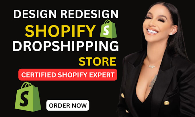 Gig Preview - Build you an autopilot dropshipping shopify store shopify website