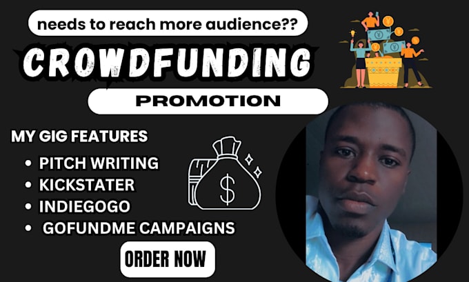 Gig Preview - Optimize n promote kickstarter wefunder startengine indiegogo gofundme campaign