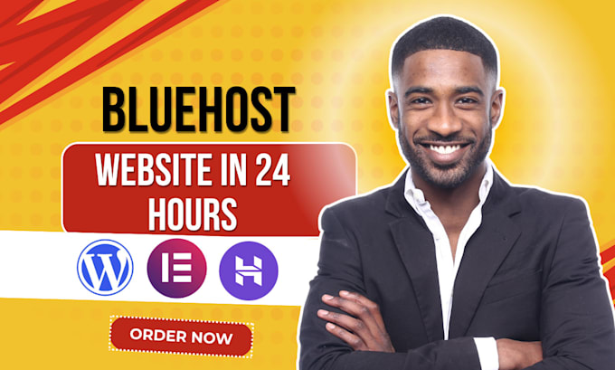 Gig Preview - Bluehost, siteground, hostgator, bluehost website,hostinger website redesign