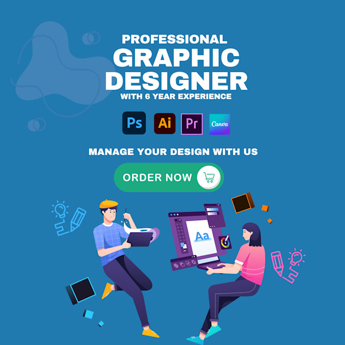 Gig Preview - Be your personal professional graphic designer