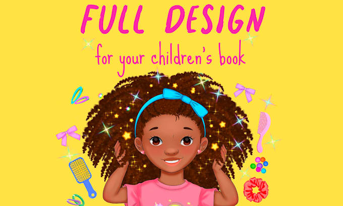 Gig Preview - Create a full design for your book for kids