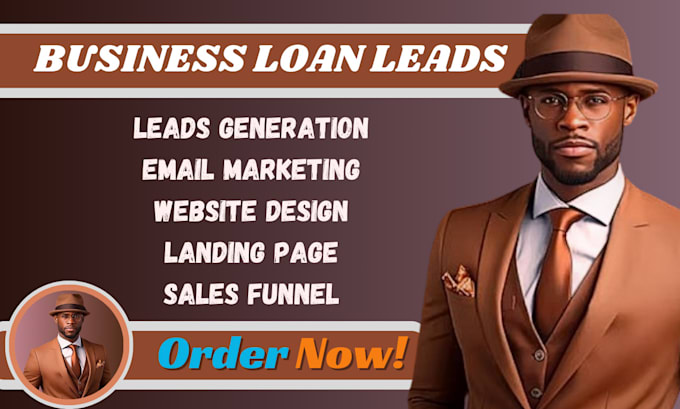 Gig Preview - Business loan leads commercial loan leads business loan leads facebook google ad