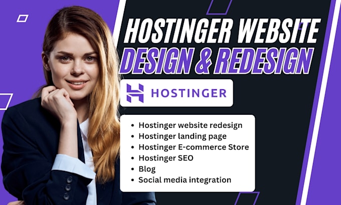 Gig Preview - Hostinger website, fix hostinger website, and update hostinger website