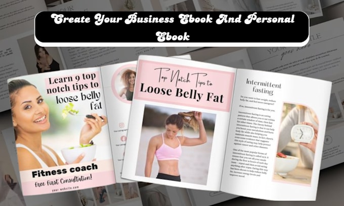 Gig Preview - Ghostwrite and design health wellness fitness ebook workout and medical ebook