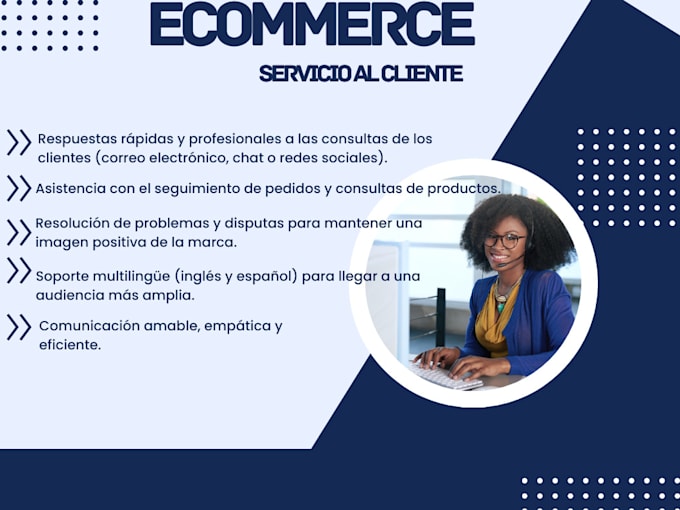 Gig Preview - Te ayudo con el servicio al cliente de tu ecommerce