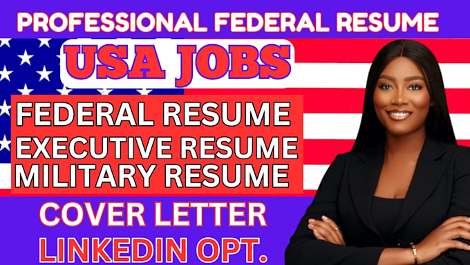 Gig Preview - Deliver ats federal resume writing service and ksa response for usajobs