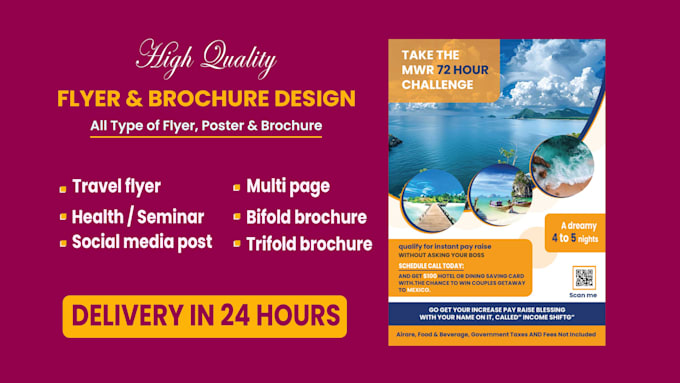 Gig Preview - Design bi fold, pdf, prospectus, seminar, digital, smart brochure, annual report