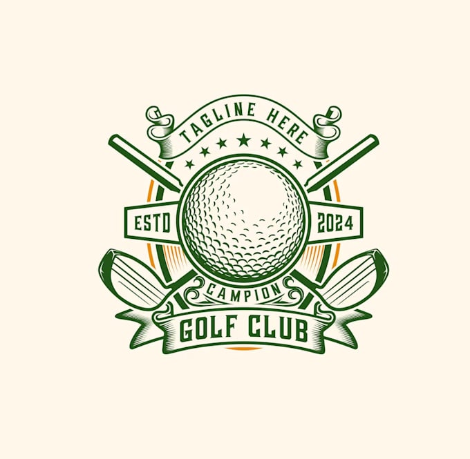 Gig Preview - Design high quality golf baseball logo for your business with 24 hours