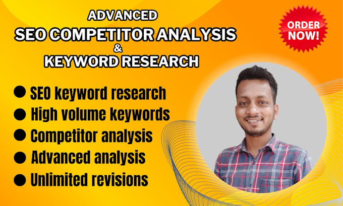 Gig Preview - Do advanced SEO keyword research and competitor analysis for top rank