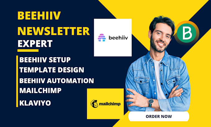 Gig Preview - Setup beehiiv newsletter beehiiv landing page beehiiv ai newsletter beehiiv