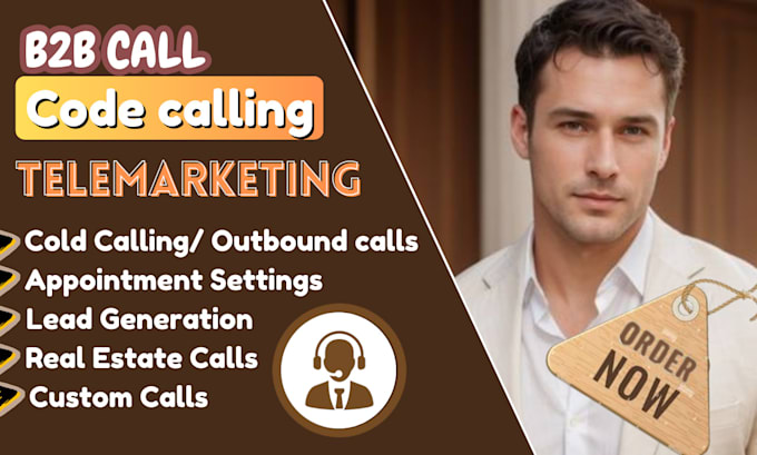 Gig Preview - Do real estate cold calling, b2b cold calls telemarketing, set appointment