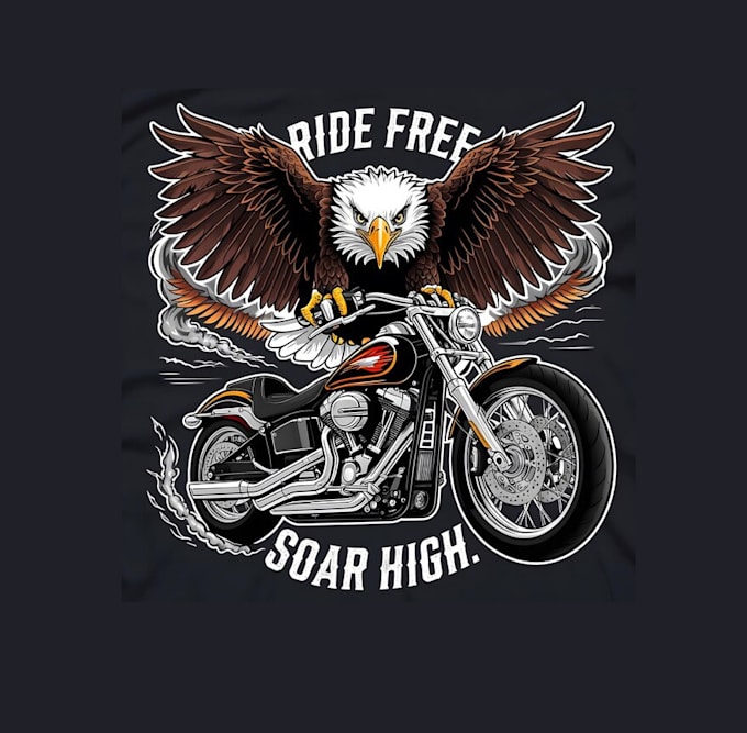 Gig Preview - Design high quality mc, biker, motorcycle, logo with unlimited revision