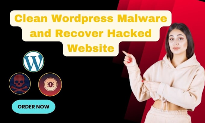 Gig Preview - Clean wordpress malware and recover a hacked website