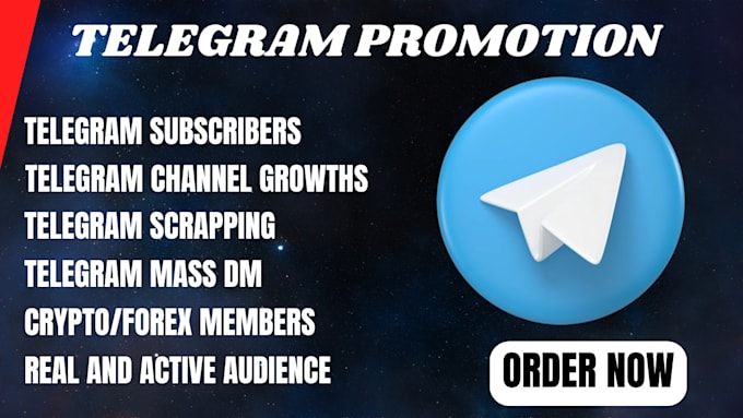 Gig Preview - Telegram promotion nft memecoin solana icon crypto project followers