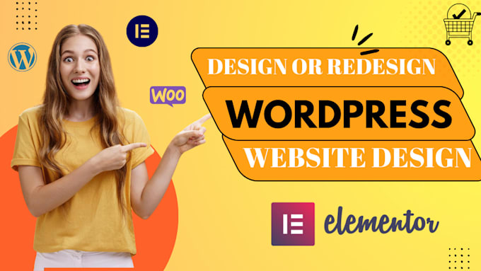 Gig Preview - Build professional wordpress website design and ecommerce website