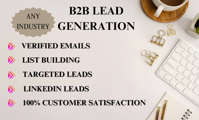 Gig Preview - Make b2b lead generation and verified email list building