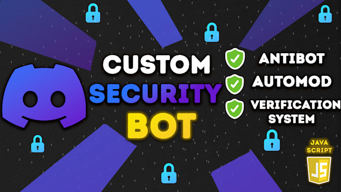 Gig Preview - Create custom security bot for discord