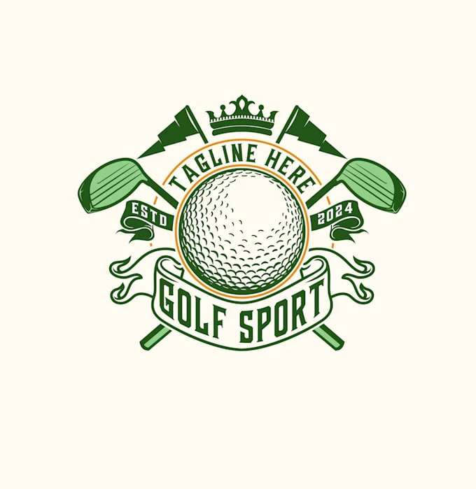 Gig Preview - Design high quality golf baseball logo for your business with 24 hours