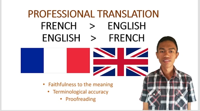 Bestseller - translate english to french or french to english