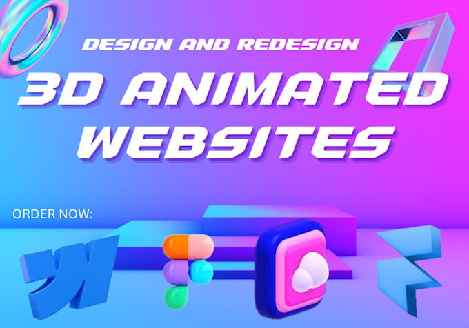 Gig Preview - Design webflow website 3d animated webflow website with spline webflow