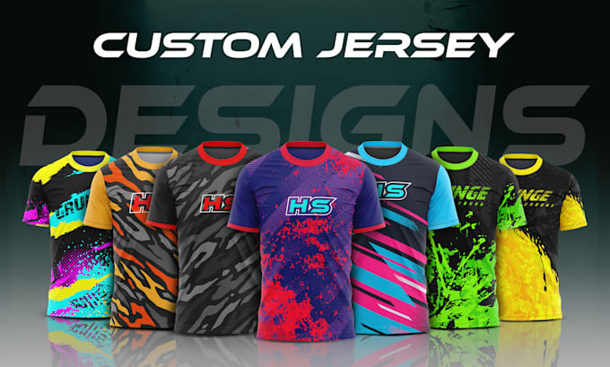 Gig Preview - Design full print sublimation soccer jersey t shirt and sportswear