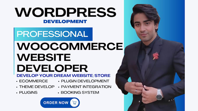 Gig Preview - Design wordpress ecommerce website, online store, wordpress woocommerce website