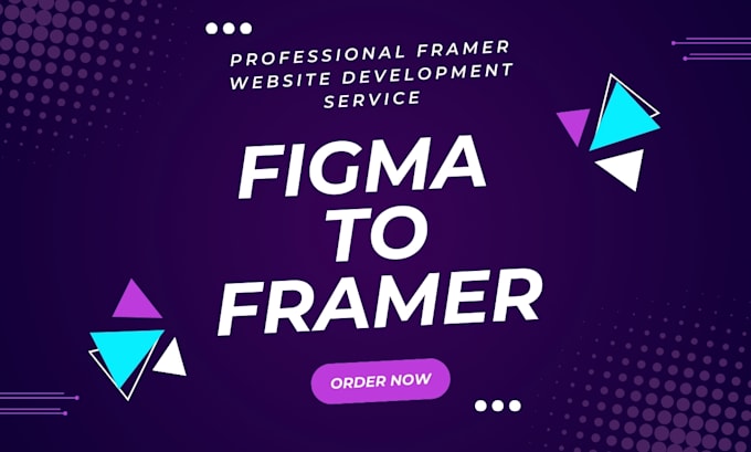 Gig Preview - Develop stanning figma to framer  websites and landing pages