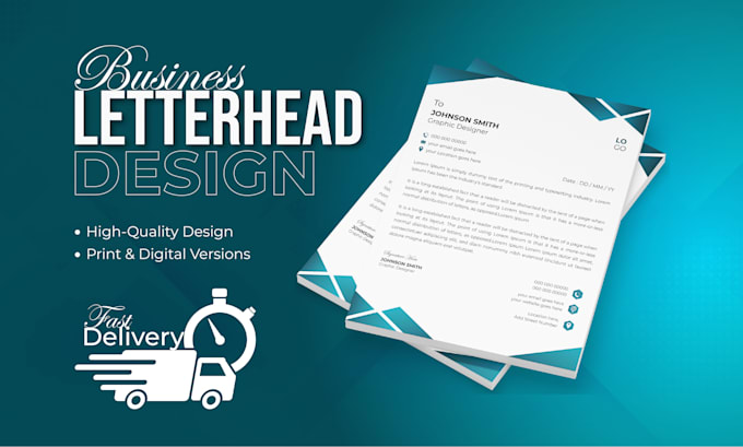 Bestseller - do minimalist letterhead design