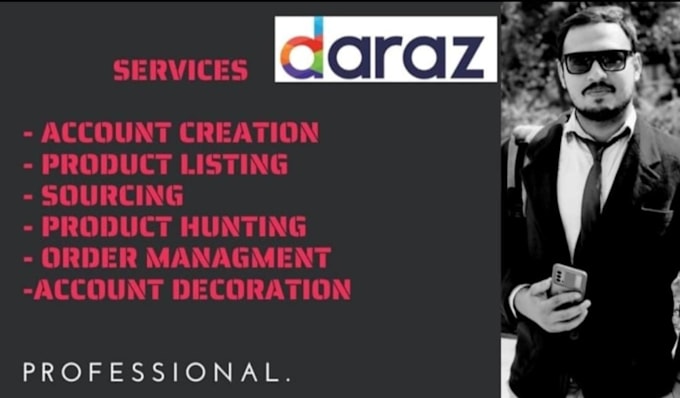 Gig Preview - Provide daraz virtual assistant services a to z