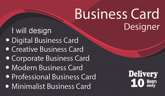 Bestseller - design a professional, creative and modern business card