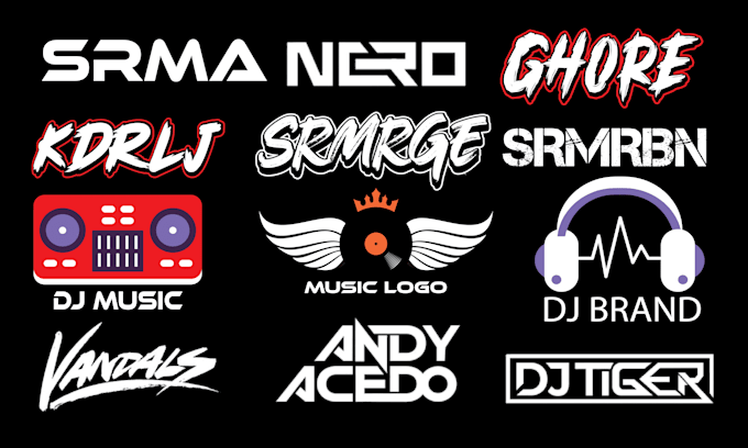 Gig Preview - Design dj, producer, rap, music, rock, band logo in 24hours